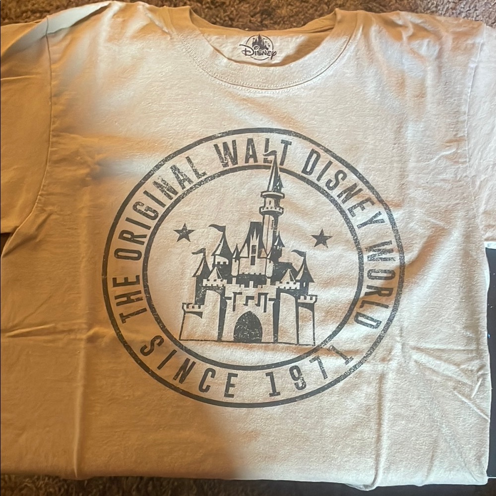 Disney Cream Castle Graphic Tee